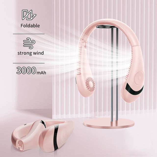 Bellissimo Fiore™ Hanging Neck Foldable Fan